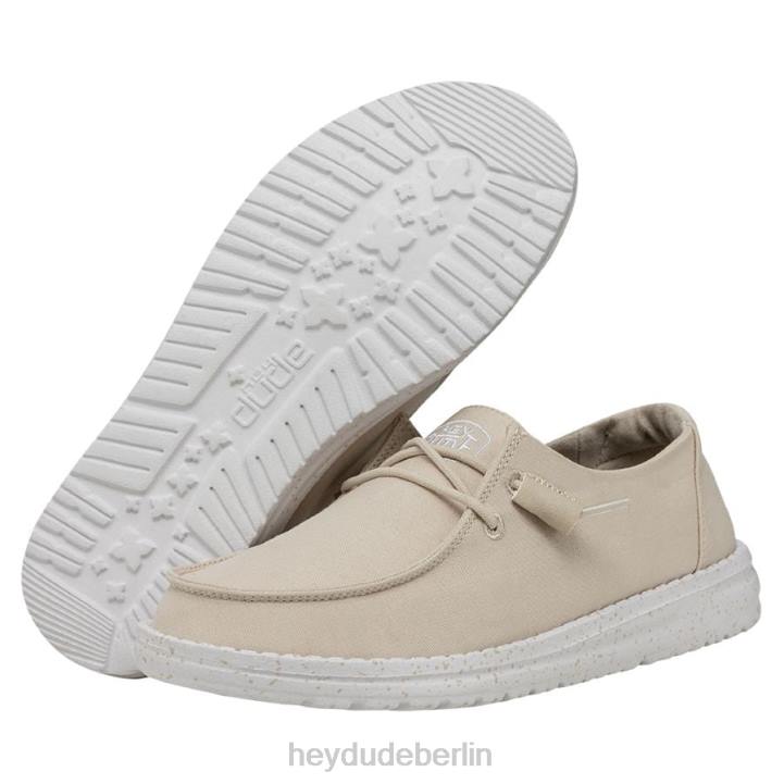 Wendy Slub Canvas Hey Dude Männer 8JFX34 Schuhe natürlich