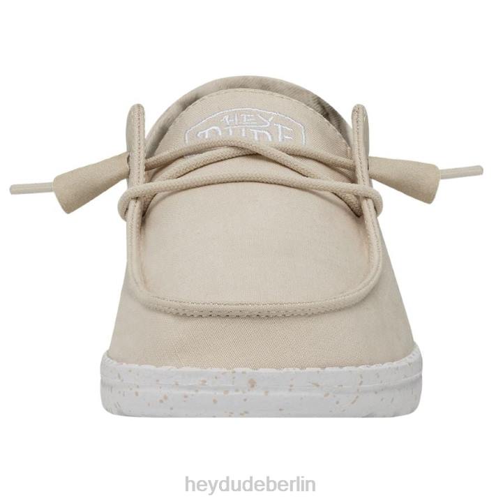 Wendy Slub Canvas Hey Dude Männer 8JFX34 Schuhe natürlich