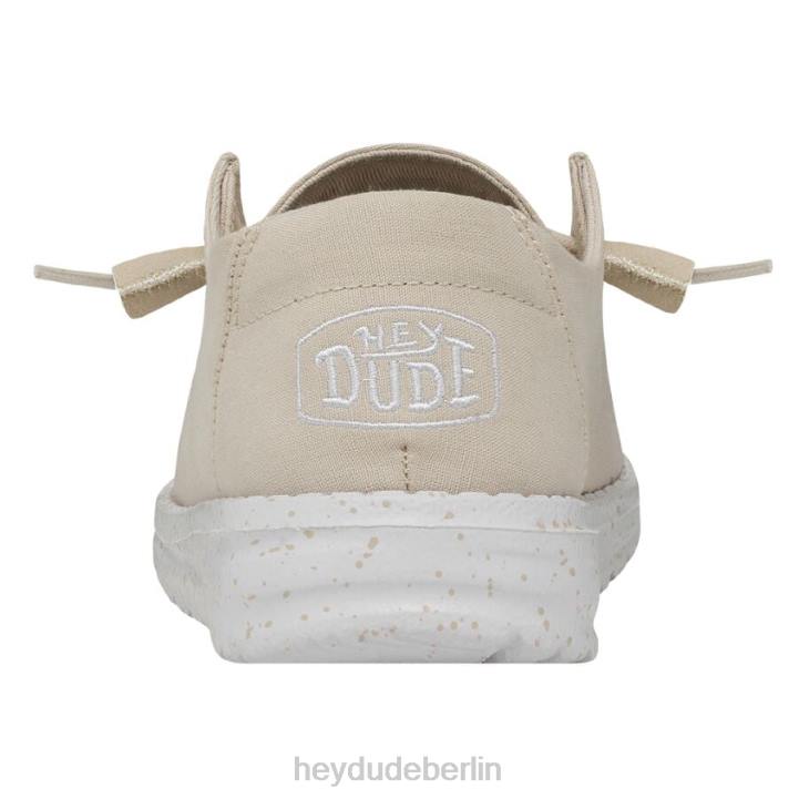 Wendy Slub Canvas Hey Dude Männer 8JFX34 Schuhe natürlich