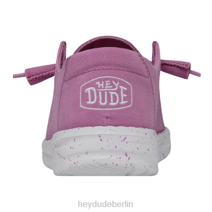 Wendy Slub Canvas Hey Dude Männer 8JFX35 Schuhe violett