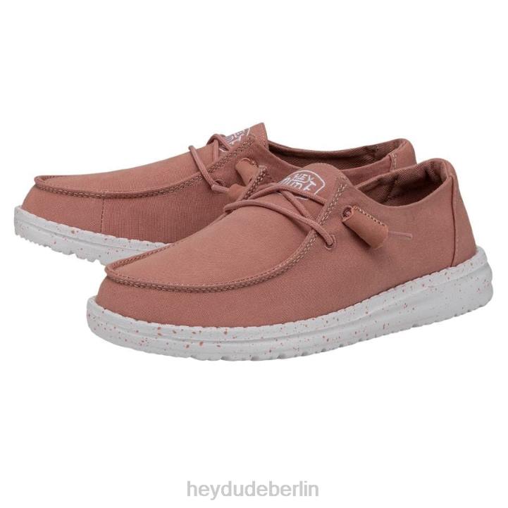 Wendy Slub Canvas Hey Dude Männer 8JFX36 Schuhe Terrakotta