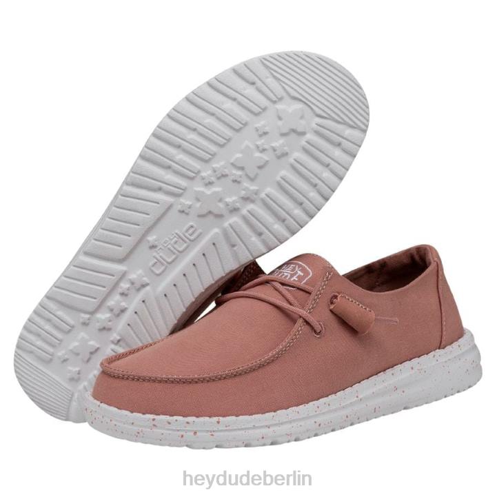 Wendy Slub Canvas Hey Dude Männer 8JFX36 Schuhe Terrakotta