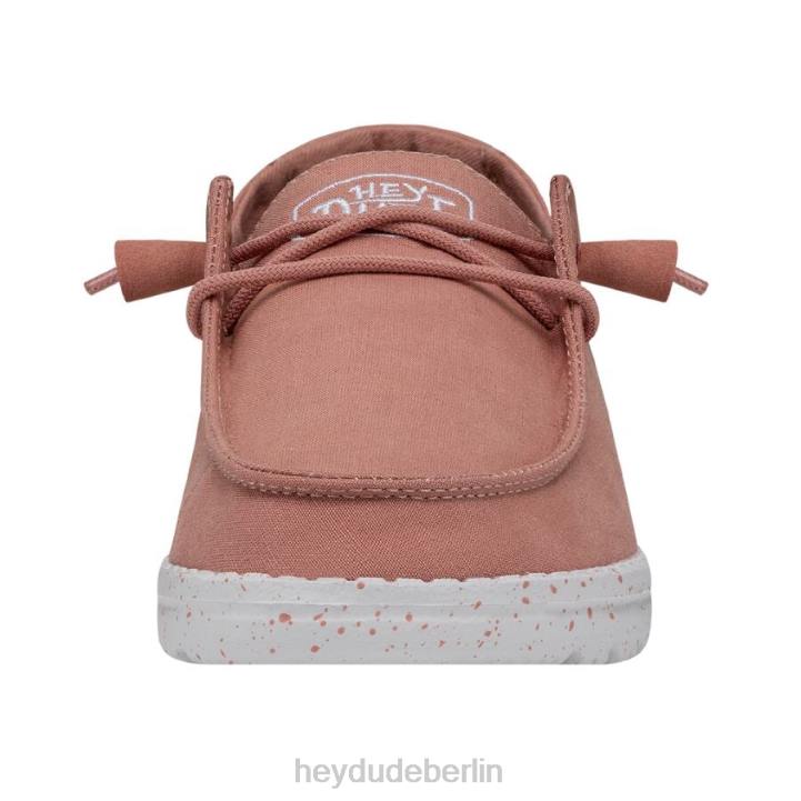 Wendy Slub Canvas Hey Dude Männer 8JFX36 Schuhe Terrakotta