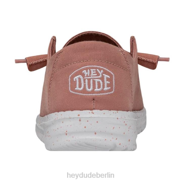 Wendy Slub Canvas Hey Dude Männer 8JFX36 Schuhe Terrakotta