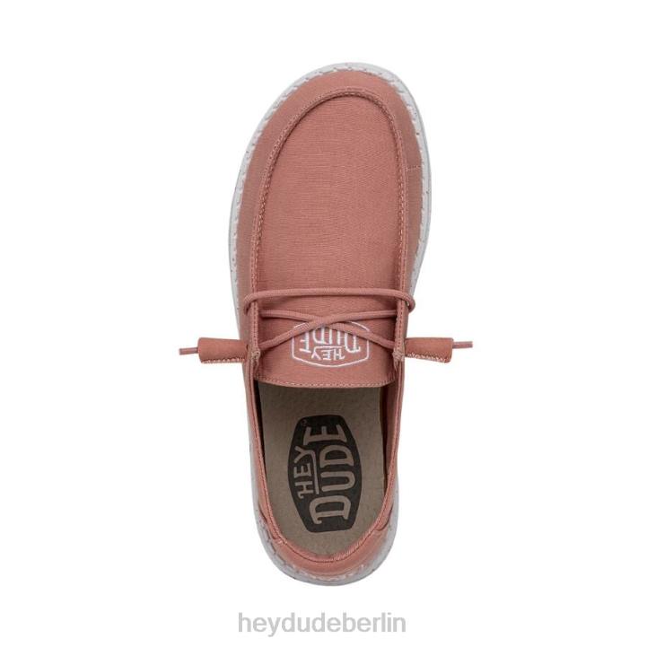 Wendy Slub Canvas Hey Dude Männer 8JFX36 Schuhe Terrakotta