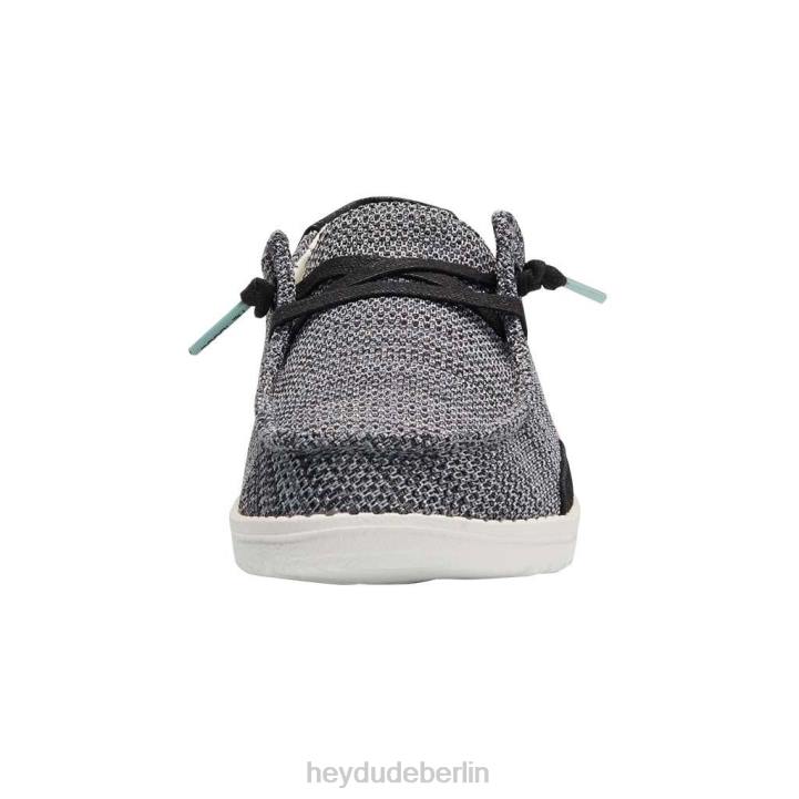 Wendy Sox Hey Dude Männer 8JFX190 Schuhe funkelndes Schwarz