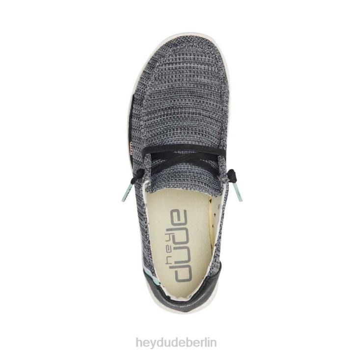 Wendy Sox Hey Dude Männer 8JFX190 Schuhe funkelndes Schwarz