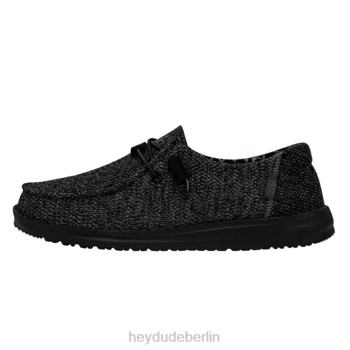 Wendy Sox Mikro Hey Dude Männer 8JFX50 Schuhe total schwarz