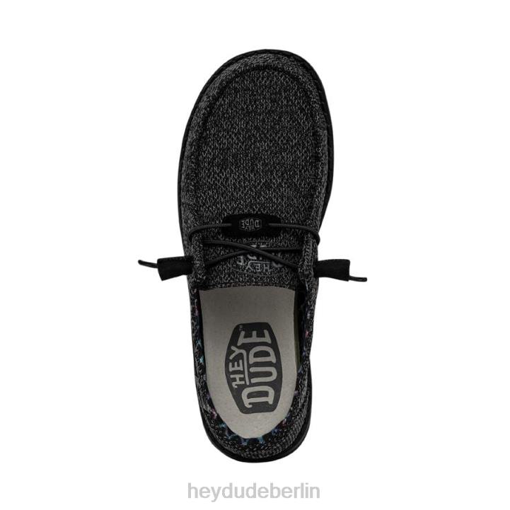 Wendy Sox Mikro Hey Dude Männer 8JFX50 Schuhe total schwarz
