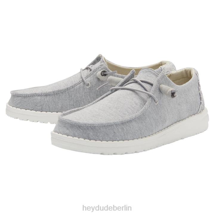Wendy Stretch-Fleece Hey Dude Männer 8JFX185 Schuhe Gletschergrau
