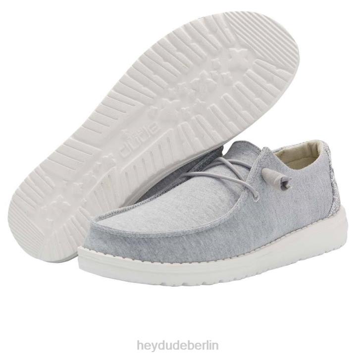 Wendy Stretch-Fleece Hey Dude Männer 8JFX185 Schuhe Gletschergrau