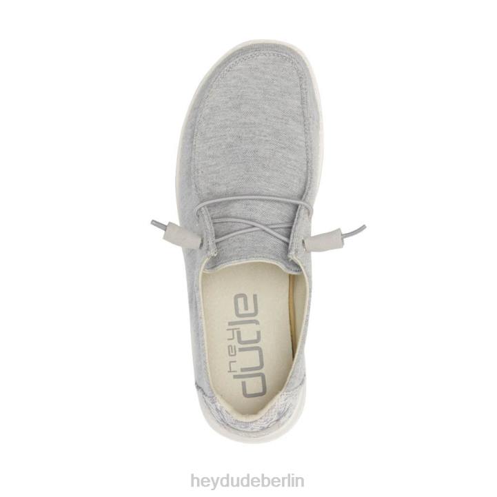 Wendy Stretch-Fleece Hey Dude Männer 8JFX185 Schuhe Gletschergrau