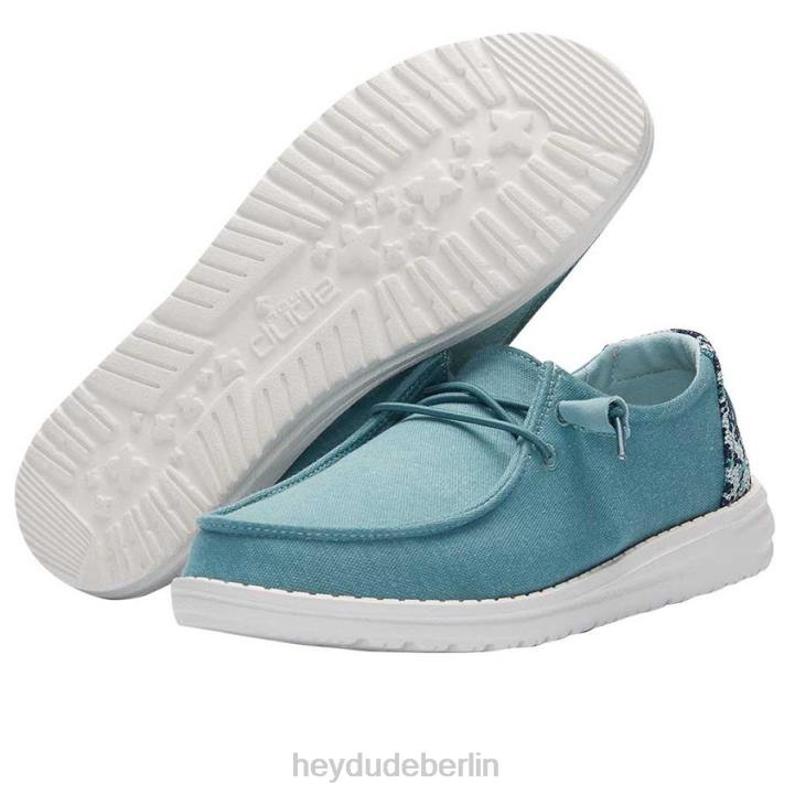 Wendy Stretch-Fleece Hey Dude Männer 8JFX186 Schuhe Meeresblau