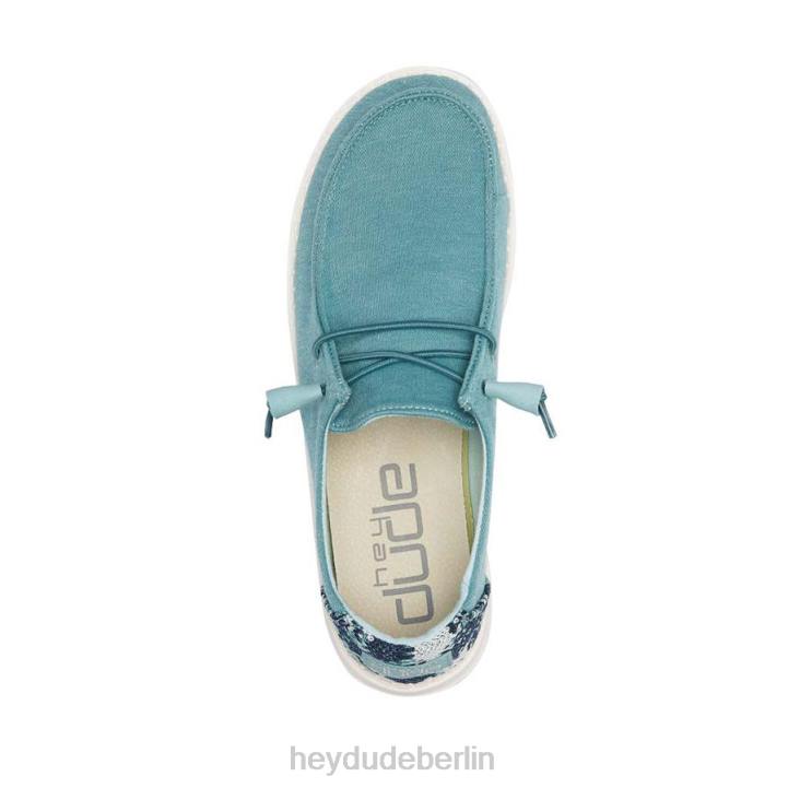 Wendy Stretch-Fleece Hey Dude Männer 8JFX186 Schuhe Meeresblau