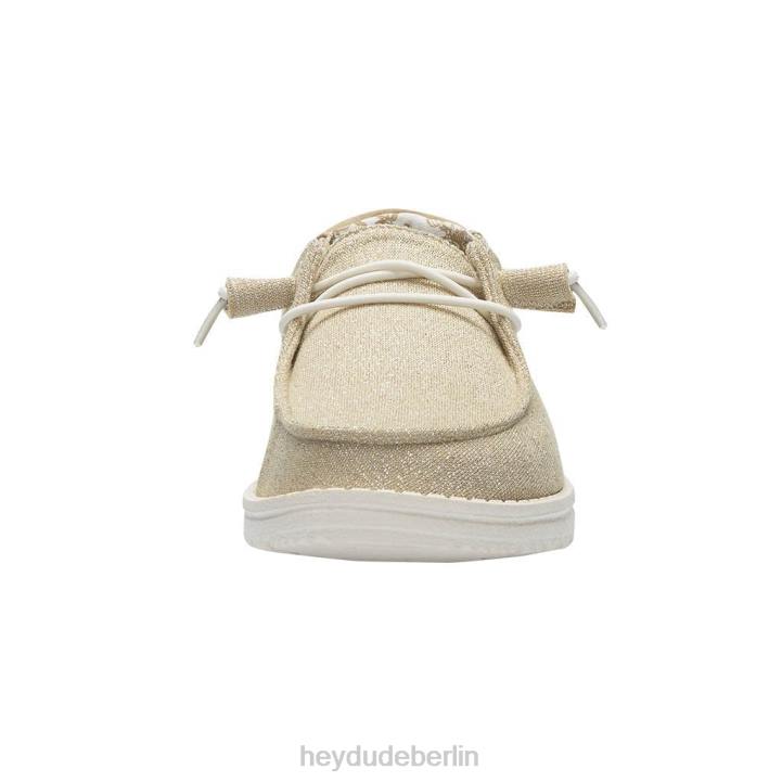 Wendy Stretch Hey Dude Männer 8JFX122 Schuhe funkelndes Beige