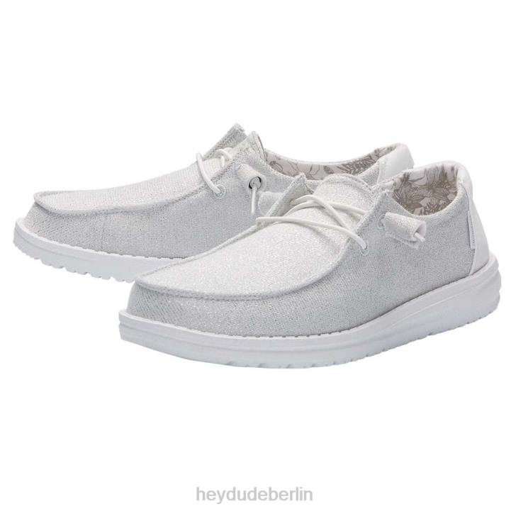 Wendy Stretch Hey Dude Männer 8JFX124 Schuhe strahlend weiß