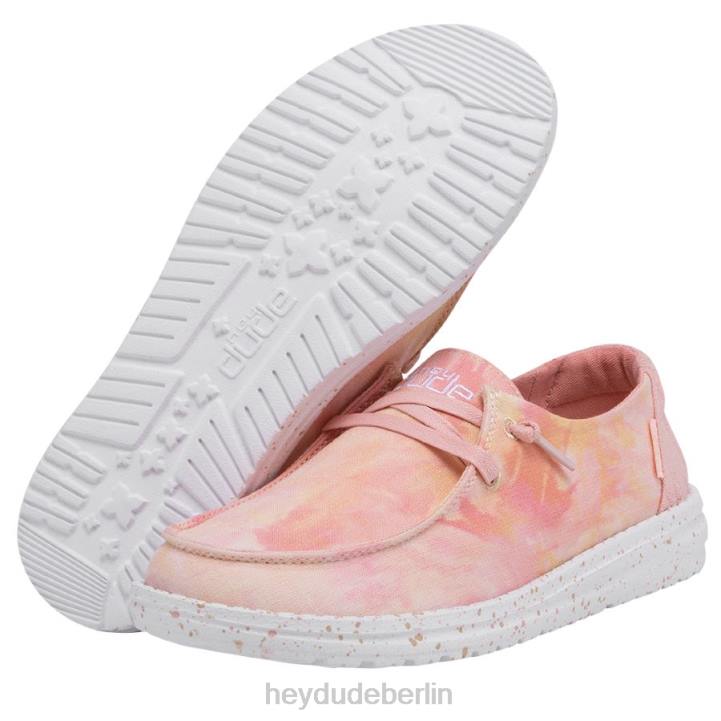 Wendy Tie Dye Hey Dude Männer 8JFX79 Schuhe Zitronen-Ombre