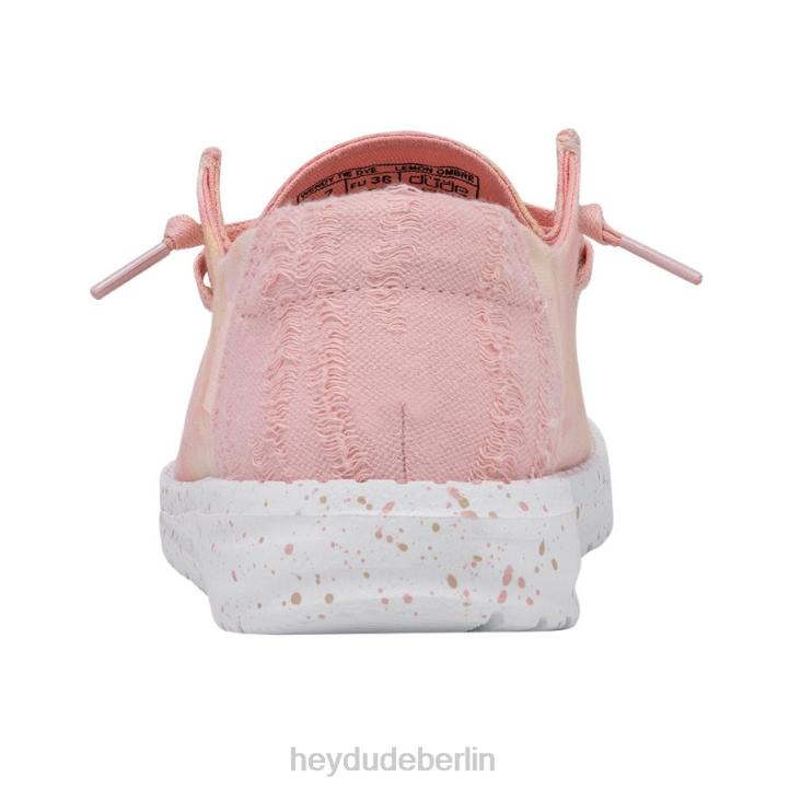 Wendy Tie Dye Hey Dude Männer 8JFX79 Schuhe Zitronen-Ombre
