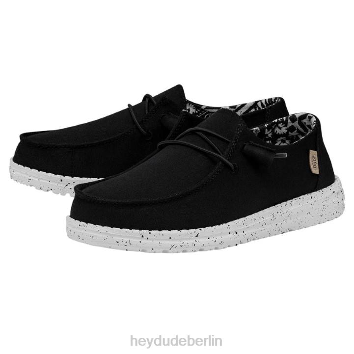 Wendy Wide Hey Dude Männer 8JFX109 Schuhe schwarze Odyssee