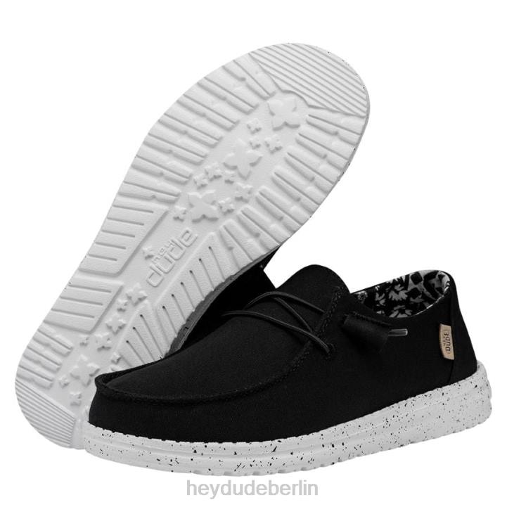 Wendy Wide Hey Dude Männer 8JFX109 Schuhe schwarze Odyssee