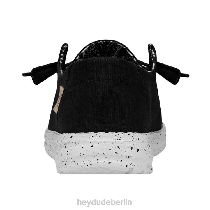 Wendy Wide Hey Dude Männer 8JFX109 Schuhe schwarze Odyssee