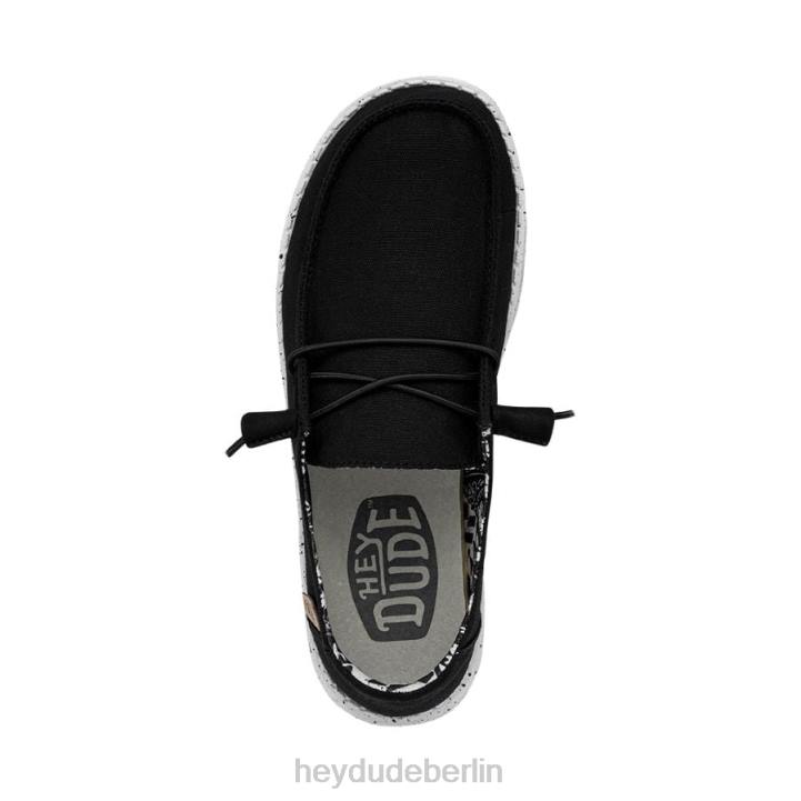 Wendy Wide Hey Dude Männer 8JFX109 Schuhe schwarze Odyssee
