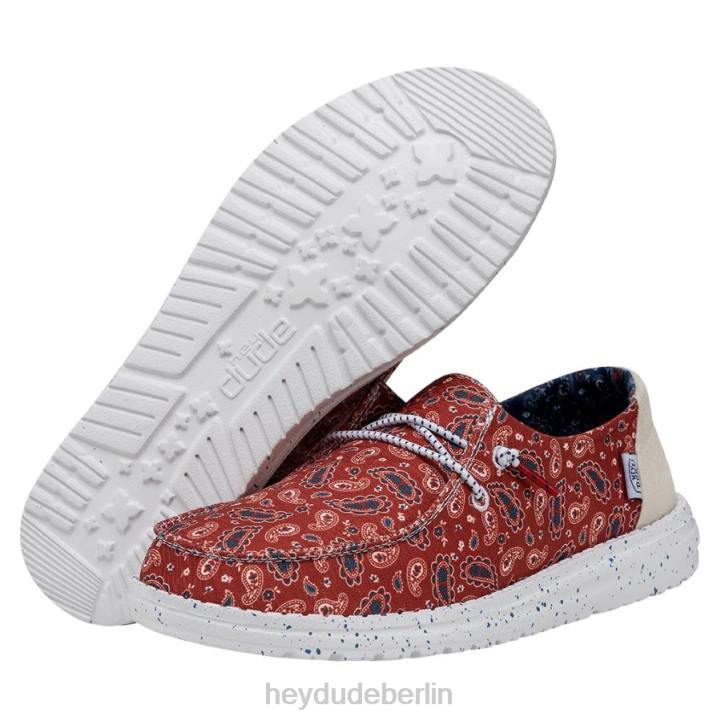Wendy patriotisch Hey Dude Männer 8JFX16 Schuhe Bandana Americana