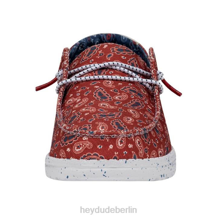 Wendy patriotisch Hey Dude Männer 8JFX16 Schuhe Bandana Americana