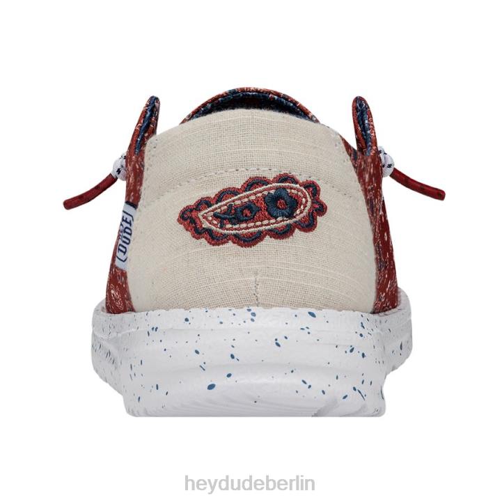 Wendy patriotisch Hey Dude Männer 8JFX16 Schuhe Bandana Americana